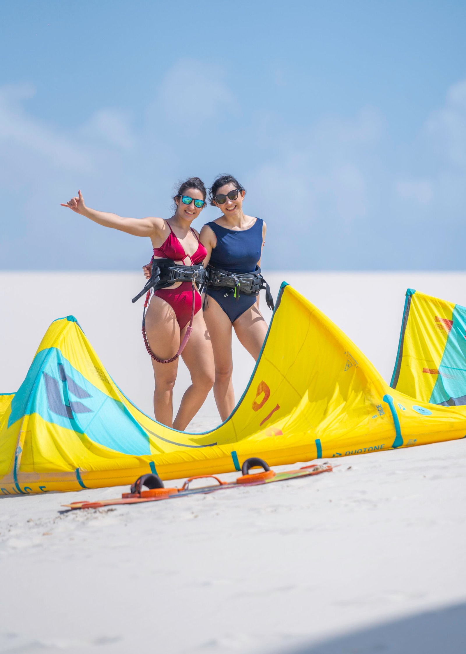 Aula em Dupla de Kitesurf